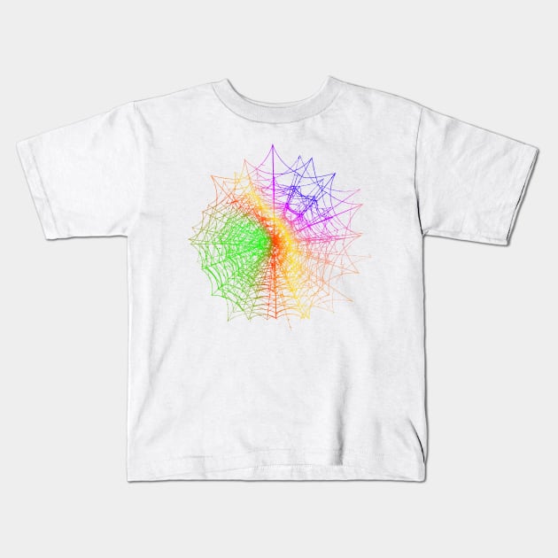 Spider Web 5 Kids T-Shirt by IgorAndMore